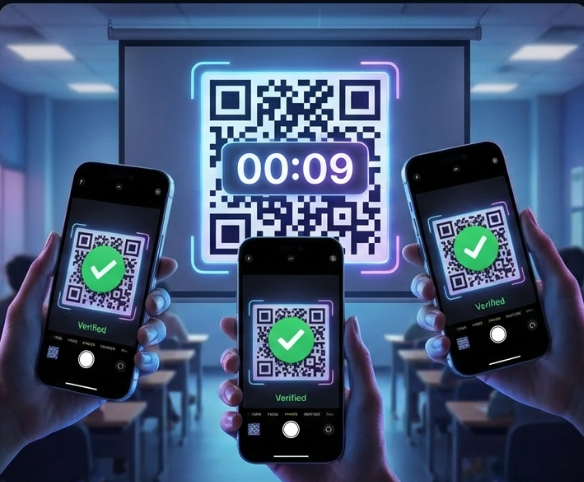 Smart Davomat - Dinamik QR kod tizimi